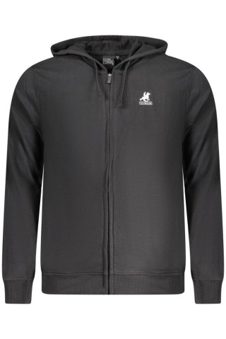 BLUZA MĘSKA US GRAND POLO Z ROZPINANYM NA ZAMEK CZARNA (Nero)