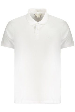 CALVIN KLEIN MĘSKA KOSZULKA POLO Z KRÓTKIM RĘKAWEM W KOLORZE BIAŁYM (Bianco)