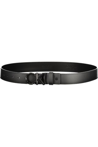 CALVIN KLEIN MĘSKI CZARNY PASEK SKÓRZANY (Nero)