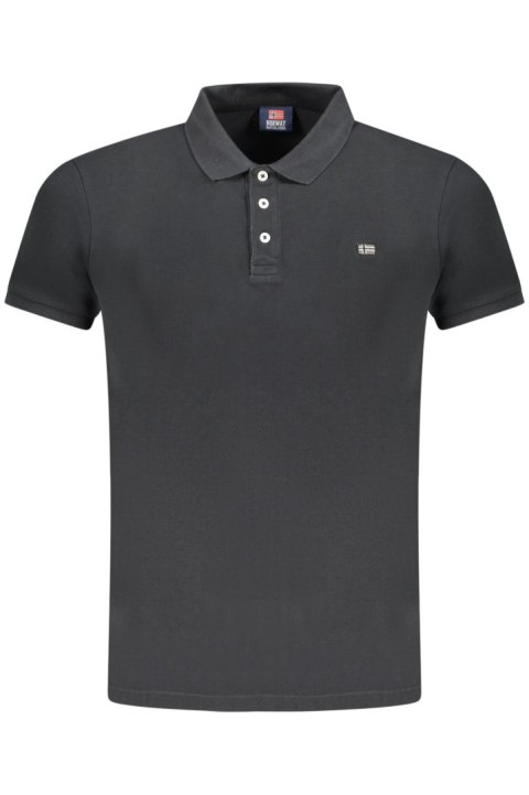 NORWEGIA 1963 MĘSKA KOSZULKA POLO Z KRÓTKIM RĘKAWEM CZARNY (Nero) NORWEGIA 1963 MĘSKA KOSZULKA POLO Z KRÓTKIM RĘKAWEM CZARNY (Nero)