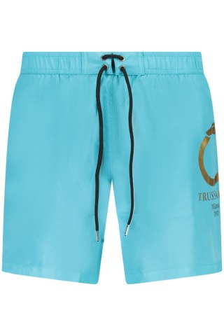 TRUSSARDI KOSTIUM KĄPIELOWY MĘSKI SPODNIE NIEBIESKIE (Azzurro)