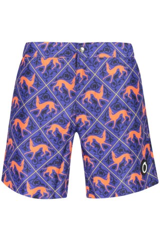 TRUSSARDI KOSTIUM KĄPIELOWY MĘSKI SPODNIE NIEBIESKIE (Blu)