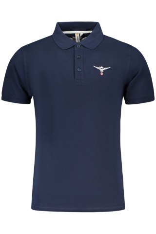 ARMY 1659 MĘSKA KOSZULKA POLO Z KRÓTKIM RĘKAWEM NIEBIESKA (Blu)