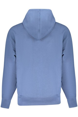 BOSS MĘSKA BLUZA Z ROZPINANYM NA ZAMEK NIEBIESKI (Blu)