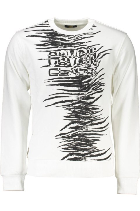 BLUZA CAVALLI CLASS BEZ ZAMKA MĘSKA BIAŁA (Bianco) BLUZA CAVALLI CLASS BEZ ZAMKA MĘSKA BIAŁA (Bianco)
