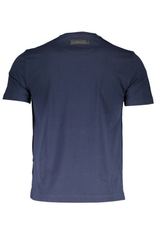 KOSZULKA Z KRÓTKIM RĘKAWEM PLEIN SPORT MĘSKA NIEBIESKA (Blu)