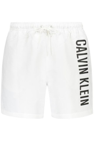 CALVIN KLEIN SPODNIE KOSTIUMU KĄPIELOWEGO MĘSKIE BIAŁE (Bianco)