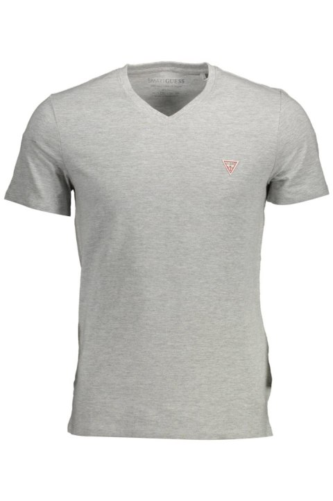 KOSZULKA Z KRÓTKIM RĘKAWEM GUESS JEANS MĘSKA SZARA (Grigio) KOSZULKA Z KRÓTKIM RĘKAWEM GUESS JEANS MĘSKA SZARA (Grigio)