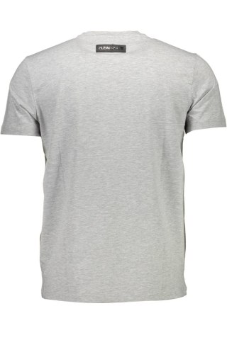 KOSZULKA Z KRÓTKIM RĘKAWEM PLEIN SPORT MĘSKA SZARA (Grigio)