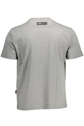 KOSZULKA Z KRÓTKIM RĘKAWEM PLEIN SPORT MĘSKA SZARA (Grigio)