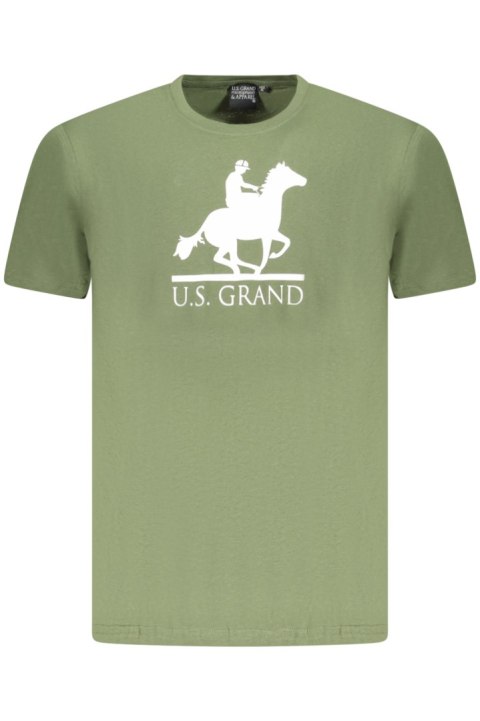 KOSZULKA Z KRÓTKIM RĘKAWEM US GRAND POLO MĘSKA ZIELONA (Verde) KOSZULKA Z KRÓTKIM RĘKAWEM US GRAND POLO MĘSKA ZIELONA (Verde)