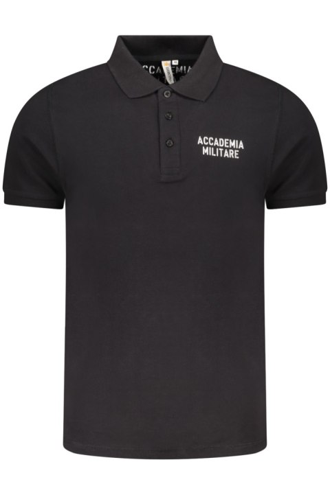 MILITARY ACADEMY CZARNY MĘSKI POLO Z KRÓTKIM RĘKAWEM (Nero) MILITARY ACADEMY CZARNY MĘSKI POLO Z KRÓTKIM RĘKAWEM (Nero)