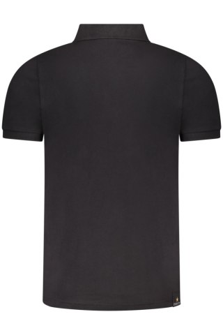 MILITARY ACADEMY CZARNY MĘSKI POLO Z KRÓTKIM RĘKAWEM (Nero)