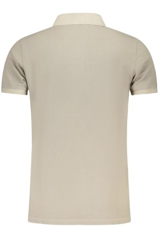 NORWEGIA 1963 MĘSKA KOSZULKA POLO Z KRÓTKIM RĘKAWEM BEŻOWA (Beige)