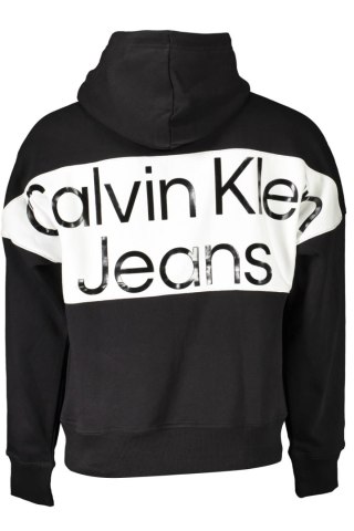 CALVIN KLEIN MĘSKA BLUZA Z ROZPINANYM NA ZAMEK CZARNA (Nero)