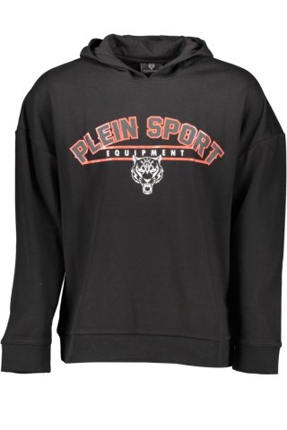 PLEIN SPORT MĘSKA BLUZA Z ROZPINANYM NA ZAMEK CZARNA (Nero)