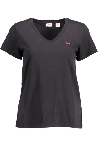 KOSZULKA Z KRÓTKIM RĘKAWEM LEVI&#39;S DAMSKA CZARNA (Nero)