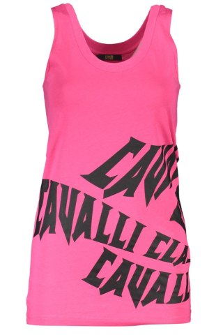 CAVALLI CLASS DAMSKI RÓŻOWY TANK TOP (Rosa)