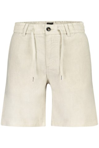 Spodnie bermudy męskie BOSS beżowe (Beige)
