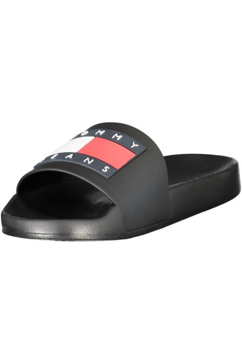 TOMMY HILFIGER DAMSKIE KLAPKI OBUWIE CZARNE (Nero)