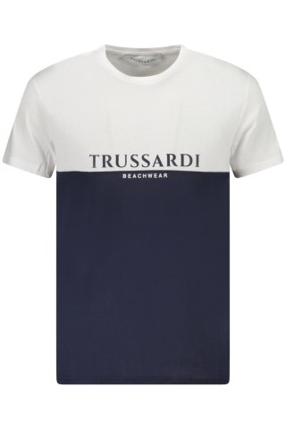 TRUSSARDI KOSZULKA Z KRÓTKIM RĘKAWEM MĘSKA BIAŁA (Bianco)