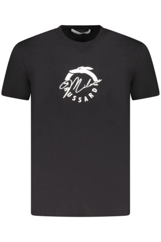 TRUSSARDI KOSZULKA Z KRÓTKIM RĘKAWEM MĘSKA CZARNA (Nero)