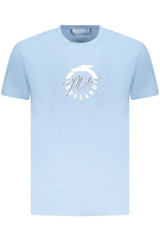 TRUSSARDI KOSZULKA Z KRÓTKIM RĘKAWEM MĘSKA NIEBIESKA (Azzurro)