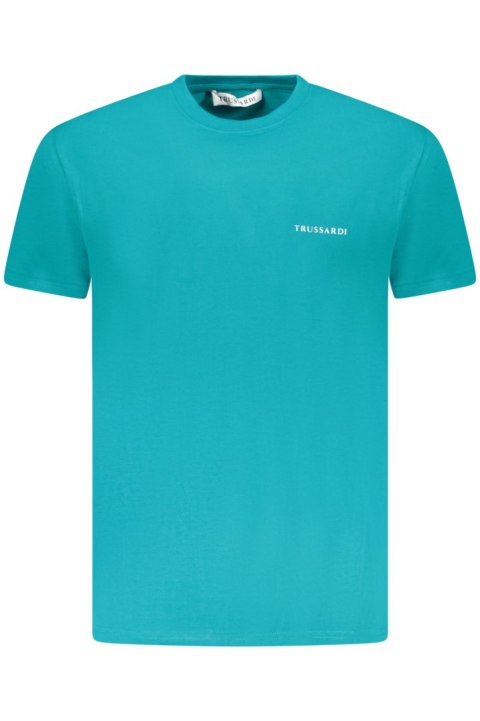 TRUSSARDI KOSZULKA Z KRÓTKIM RĘKAWEM MĘSKA NIEBIESKA (Azzurro) TRUSSARDI KOSZULKA Z KRÓTKIM RĘKAWEM MĘSKA NIEBIESKA (Azzurro)