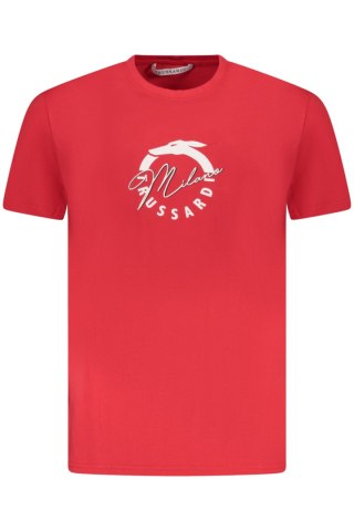 TRUSSARDI MĘSKA KOSZULKA Z KRÓTKIM RĘKAWEM CZERWONA (Rosso)