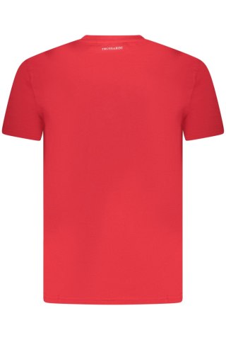 TRUSSARDI MĘSKA KOSZULKA Z KRÓTKIM RĘKAWEM CZERWONA (Rosso)
