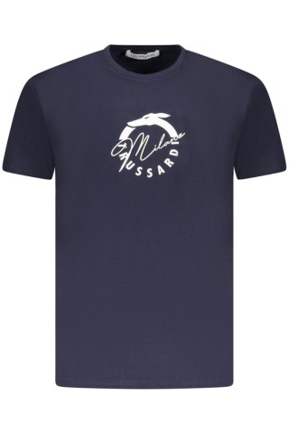 TRUSSARDI MĘSKA KOSZULKA Z KRÓTKIM RĘKAWEM NIEBIESKA (Blu)