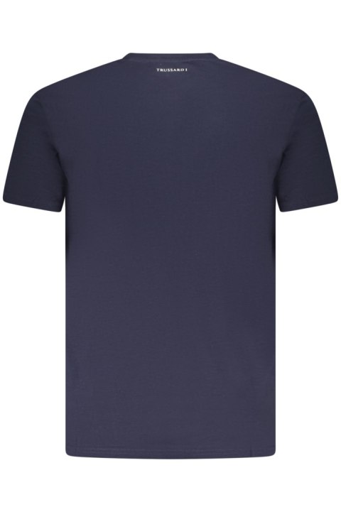TRUSSARDI MĘSKA KOSZULKA Z KRÓTKIM RĘKAWEM NIEBIESKA (Blu) TRUSSARDI MĘSKA KOSZULKA Z KRÓTKIM RĘKAWEM NIEBIESKA (Blu)