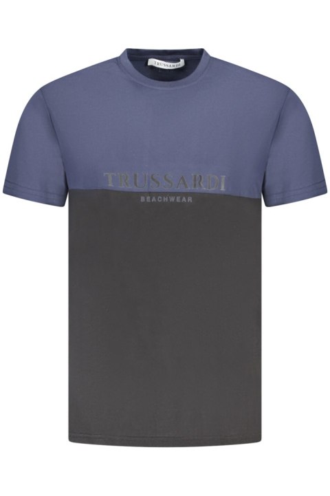 TRUSSARDI MĘSKA KOSZULKA Z KRÓTKIM RĘKAWEM NIEBIESKA (Blu) TRUSSARDI MĘSKA KOSZULKA Z KRÓTKIM RĘKAWEM NIEBIESKA (Blu)