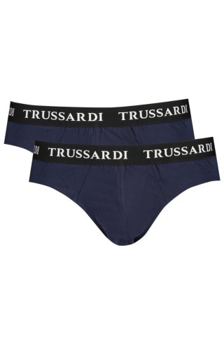 TRUSSARDI MĘSKIE NIEBIESKIE SLIPSY (Blu)