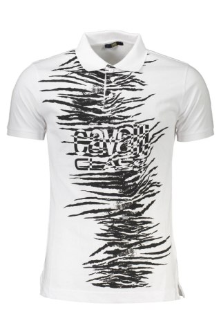 CAVALLI CLASS POLO KRÓTKI RĘKAW MĘSKI BIAŁE (Bianco)