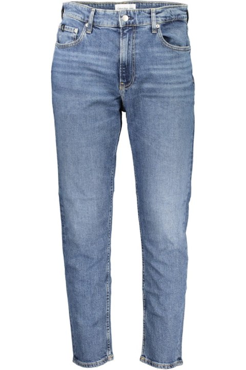 CALVIN KLEIN BLUZA BEZ ZAMKA MĘSKA NIEBIESKA (Blu) CALVIN KLEIN BLUZA BEZ ZAMKA MĘSKA NIEBIESKA (Blu)
