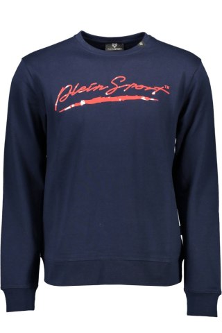 BLUZA PLEIN SPORT BEZ ZAMKA MĘSKA NIEBIESKA (Blu)