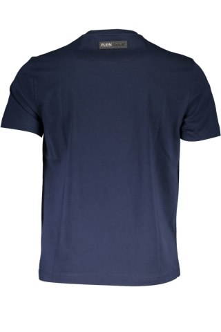 KOSZULKA Z KRÓTKIM RĘKAWEM PLEIN SPORT MĘSKA NIEBIESKA (Blu)