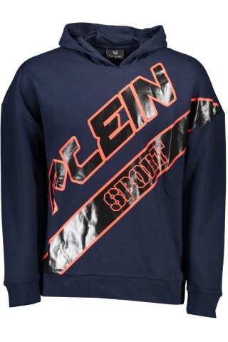 BLUZA PLEIN SPORT BEZ ZAMKA MĘSKA NIEBIESKA (Blu)