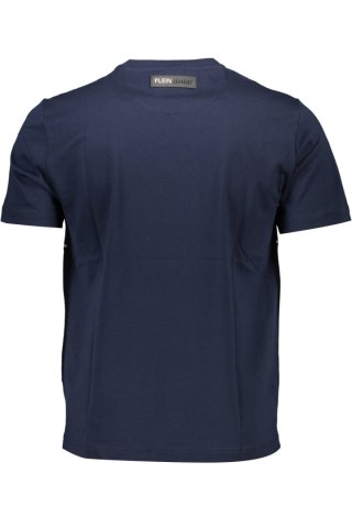 KOSZULKA Z KRÓTKIM RĘKAWEM PLEIN SPORT MĘSKA NIEBIESKA (Blu)