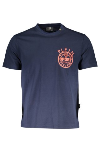 KOSZULKA Z KRÓTKIM RĘKAWEM PLEIN SPORT MĘSKA NIEBIESKA (Blu)
