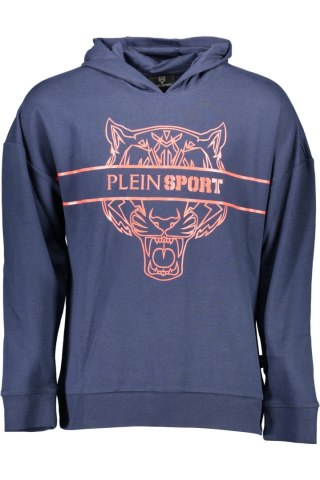BLUZA PLEIN SPORT BEZ ZAMKA MĘSKA NIEBIESKA (Blu)