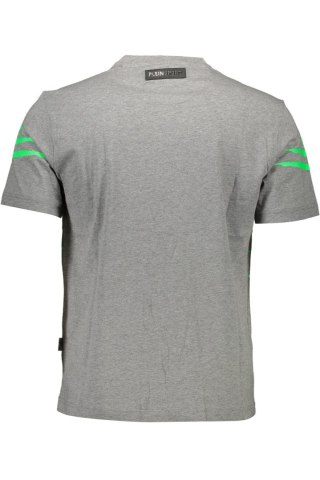 KOSZULKA Z KRÓTKIM RĘKAWEM PLEIN SPORT MĘSKA SZARA (Grigio)