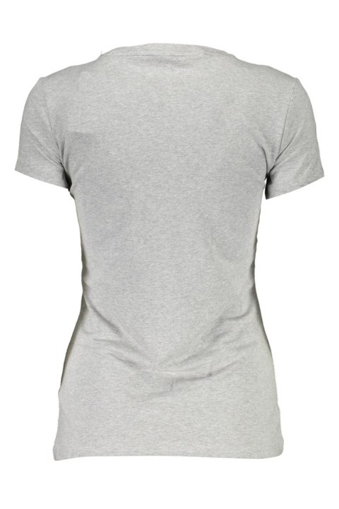 KOSZULKA Z KRÓTKIM RĘKAWEM GUESS JEANS DAMSKA SZARA (Grigio) KOSZULKA Z KRÓTKIM RĘKAWEM GUESS JEANS DAMSKA SZARA (Grigio)