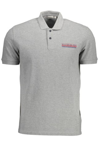 KOSZULKA POLO NAPAPIJRI Z KRÓTKIM RĘKAWEM MĘSKA SZARY (Grigio)
