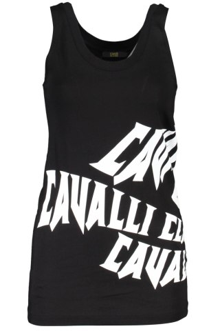 CAVALLI CLASS DAMSKI TANK TOP CZARNY (Nero)