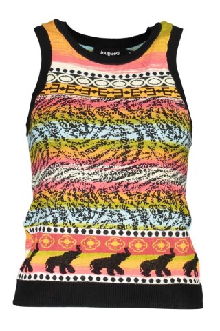 DAMSKI TANK TOP DESIGUAL W KOLORZE CZARNYM (Nero)