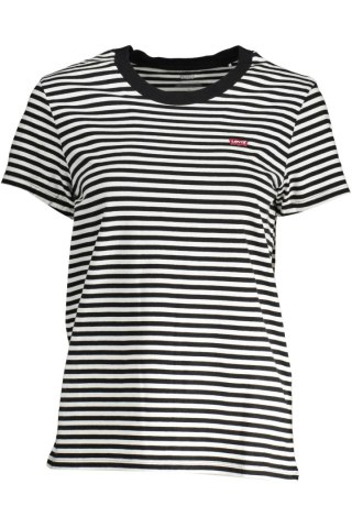 KOSZULKA Z KRÓTKIM RĘKAWEM LEVI&#39;S DAMSKA CZARNA (Nero)