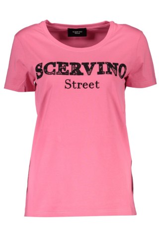 SCERVINO STREET T-SHIRT KRÓTKI RĘKAW DAMSKI RÓŻOWY (Rosa)