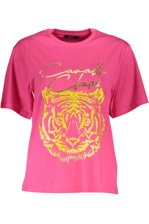 KOSZULKA CAVALLI CLASS KRÓTKI RĘKAW DAMSKA RÓŻOWA (Rosa) KOSZULKA CAVALLI CLASS KRÓTKI RĘKAW DAMSKA RÓŻOWA (Rosa)